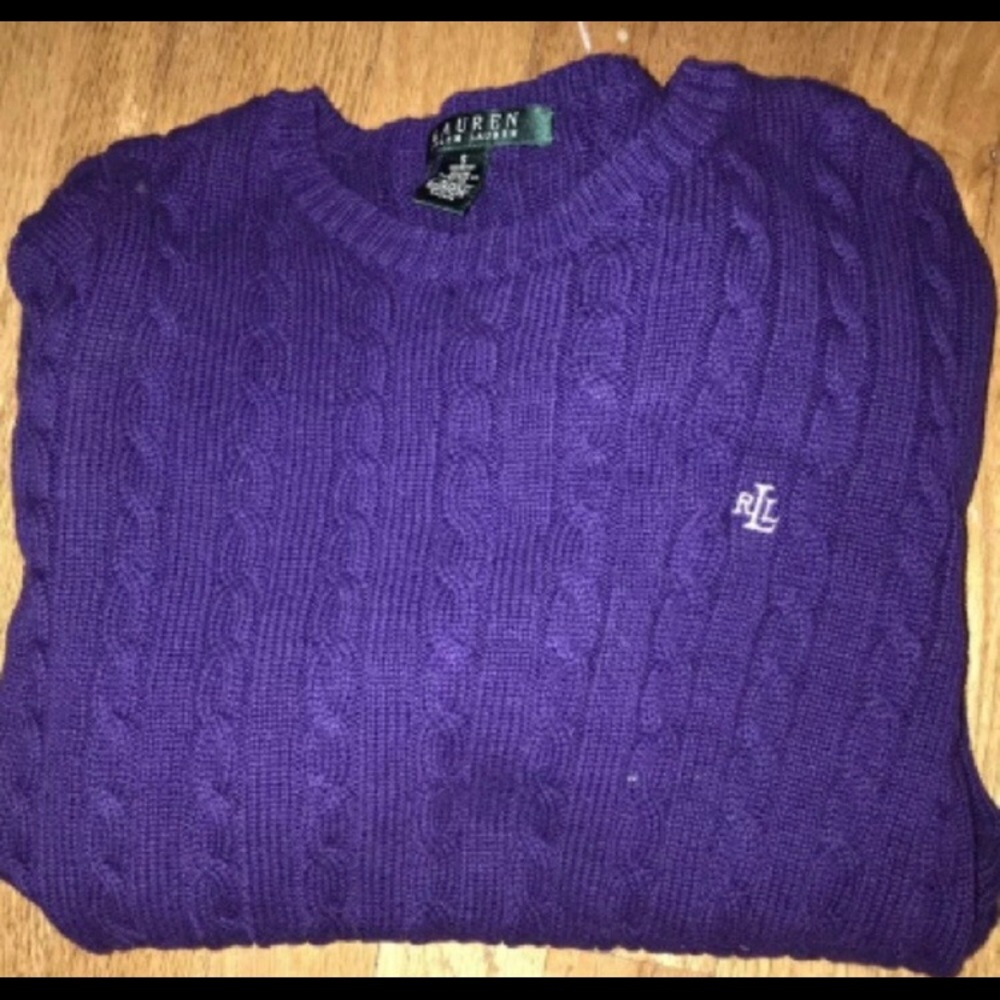 WORN ONCE RALPH LAUREN SWEATER